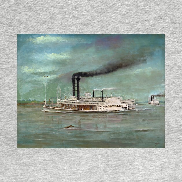 Steamboat Robert E Lee by warishellstore